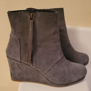 TOMS Leather Ankle Boots
